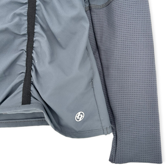 LIJA | Women's Small | Steel Blue Long Sleeve Ruched Athletic Golf Tennis Jacket - Picture 5 of 7